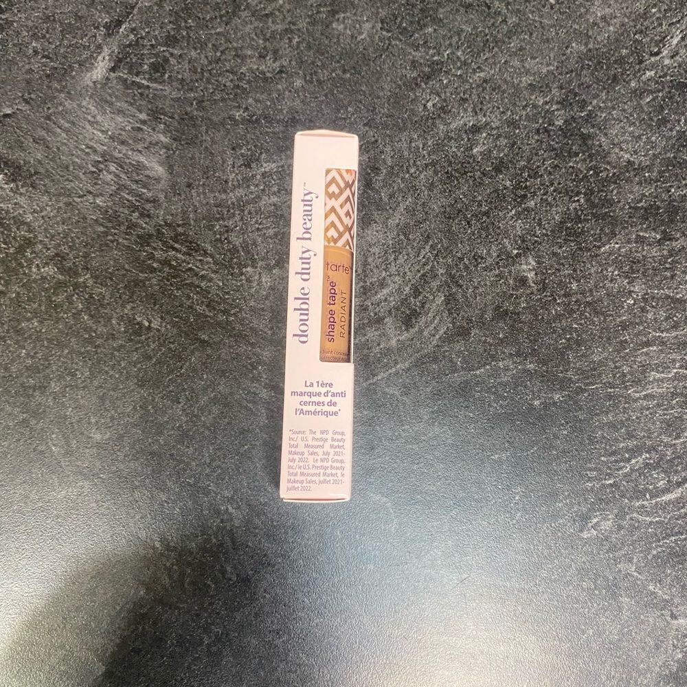 Tarte Radiant double duty beauty shape tape concealer 47H Tan deep honey